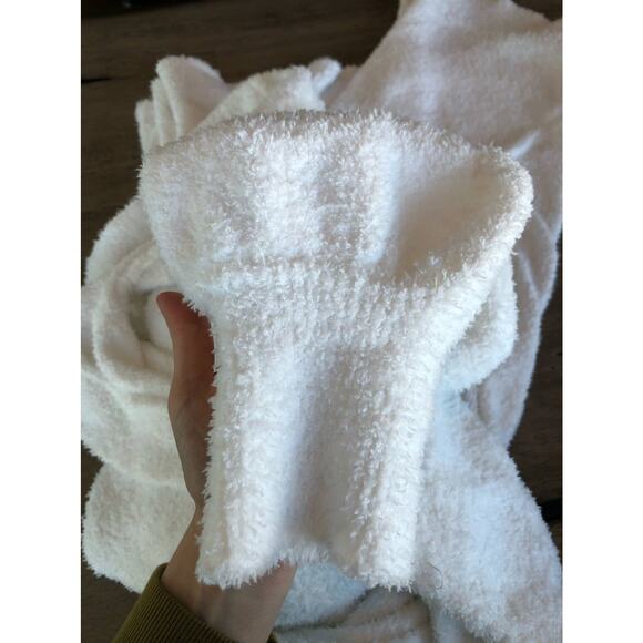 Culpos x INC Women's Open Front Hooded Long Lounge Cardigan in White - M - Picture 6 of 6